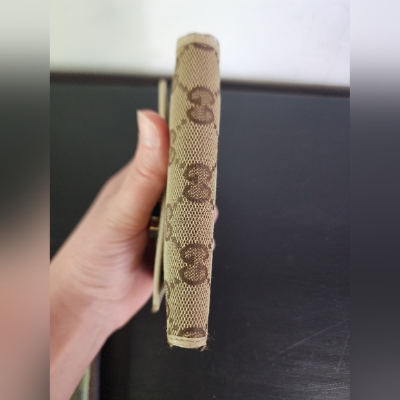 Gucci Compact Princy Wallet with Sherry Line Ribbon Bow GG Monogram Canvas - Picture 5 of 16